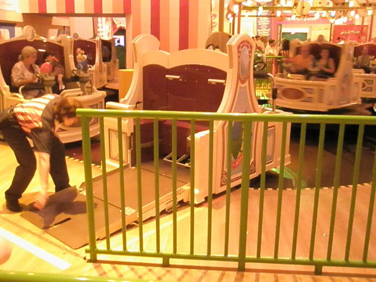 Toy Story Mania wheelchair car