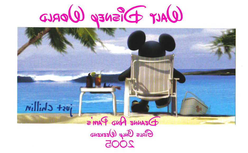 TShirt Des Mickey Post Card
