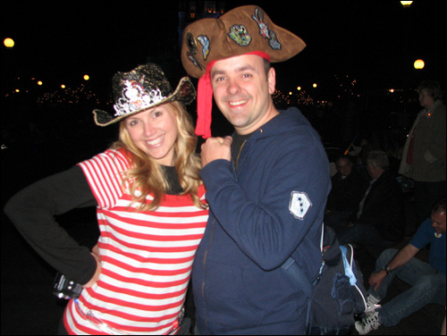 Two goofy pirates...