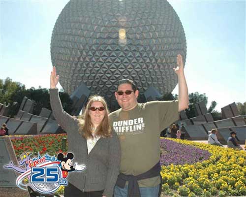 Us at Epcot 25th