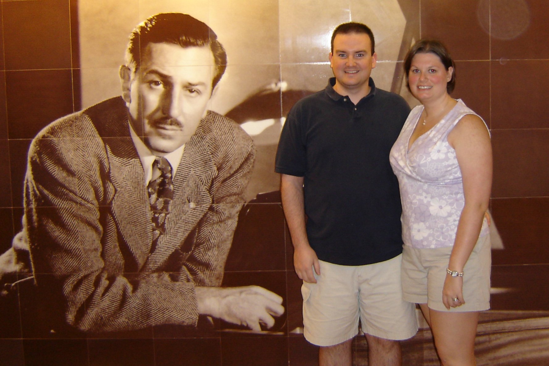 Us with Uncle Walt