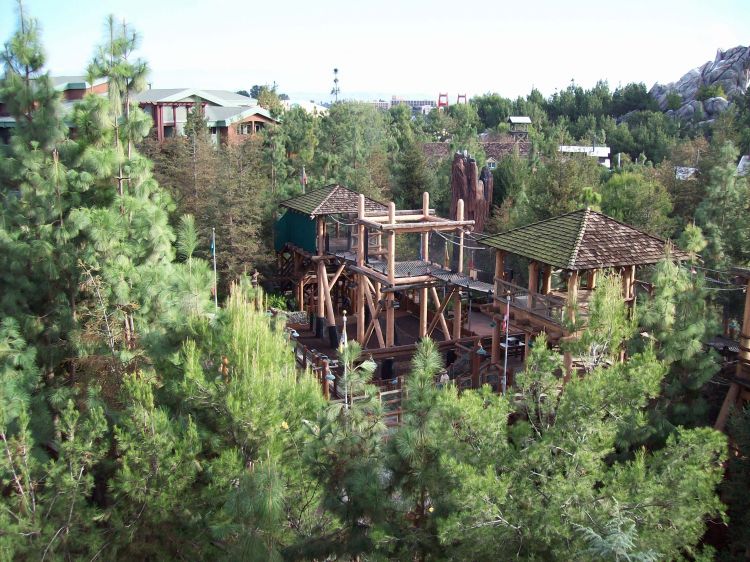 View from 2 bedroom villa at Grand Californian Hotel