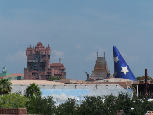 view from backlot tour