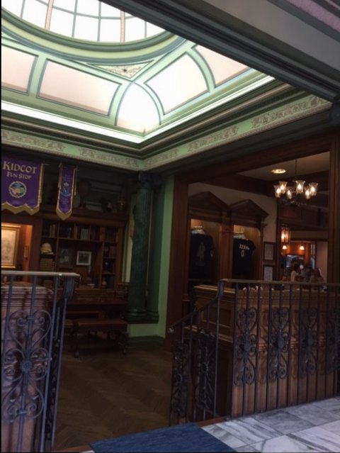 View From Chair In UK Shop - Epcot 09-09-2017