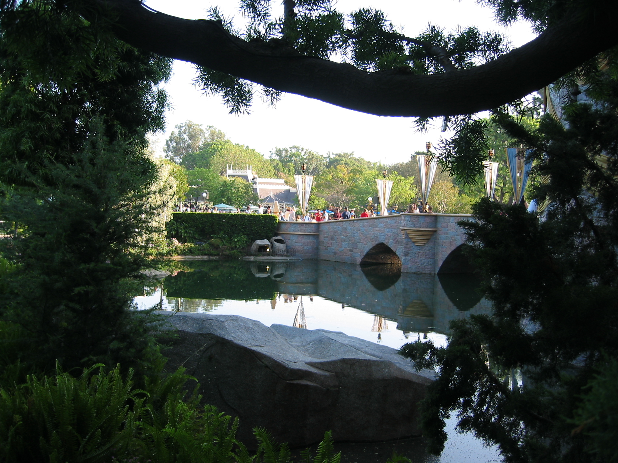View from Disneyland Castle May 2005