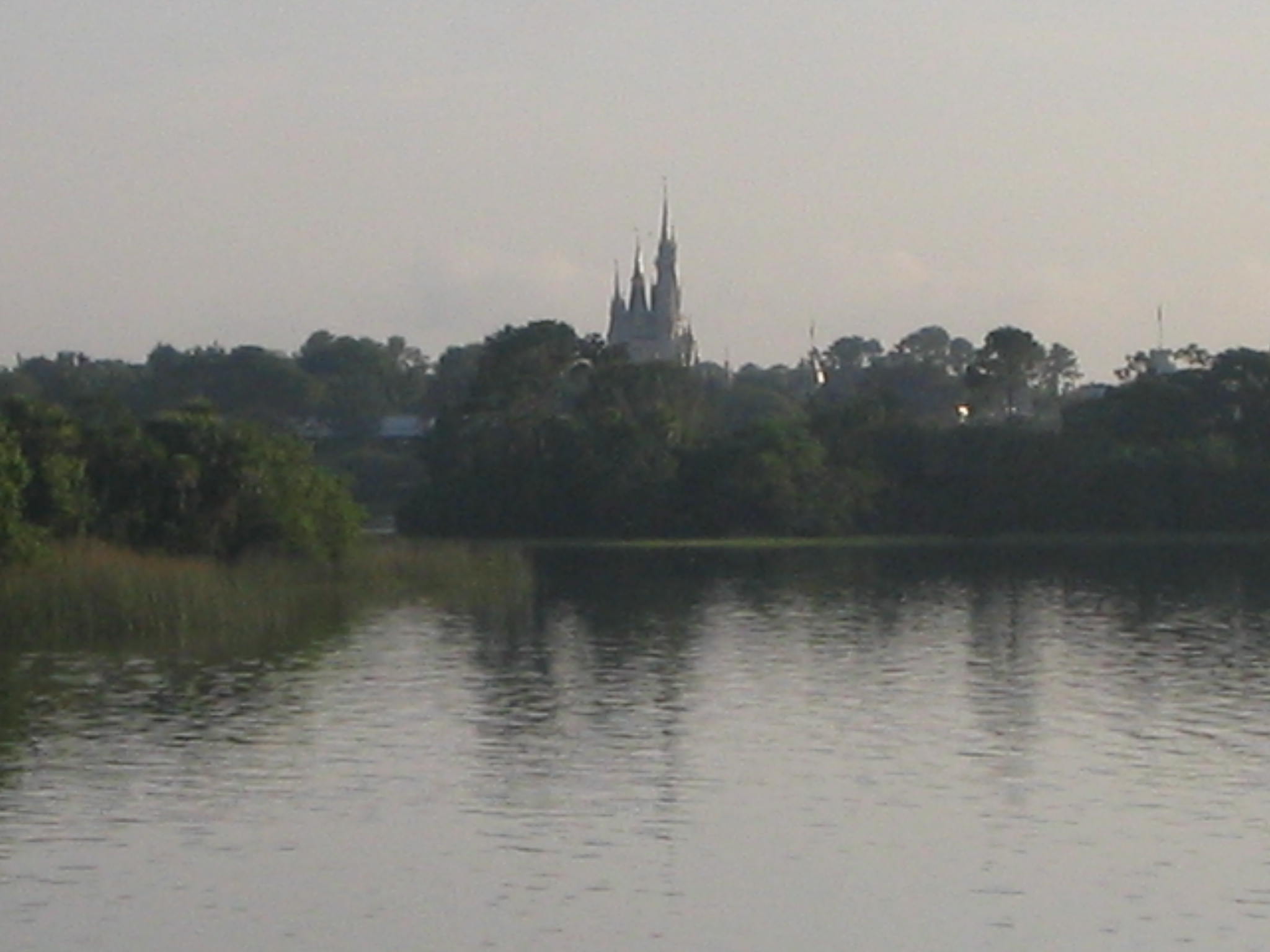 view from little speed boat
