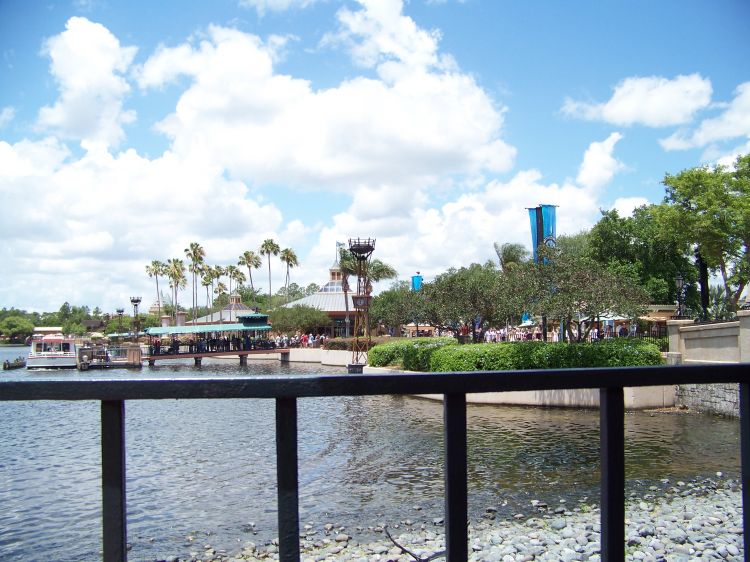 View from Mexico Epcot World Showcase