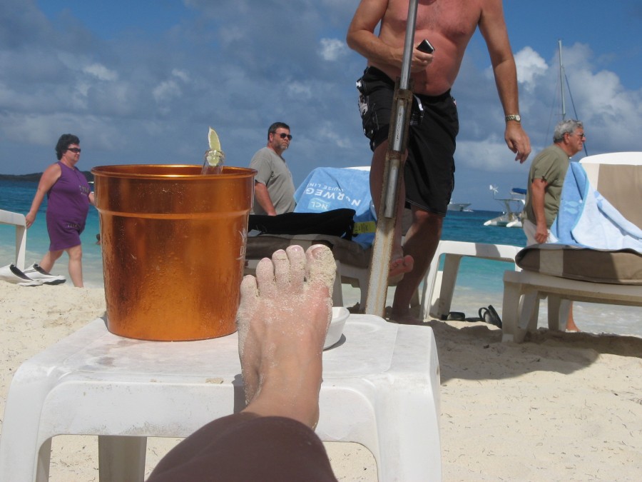 view from my beach chair