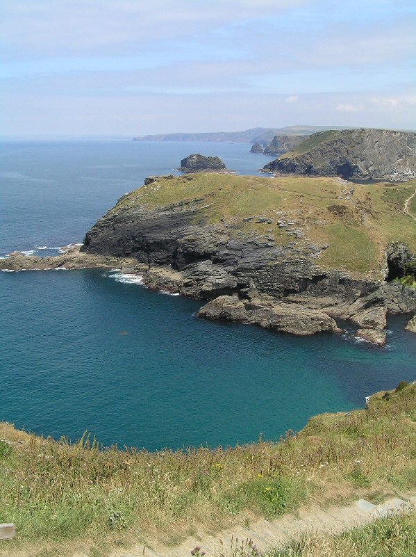 View from Tintagel Castle