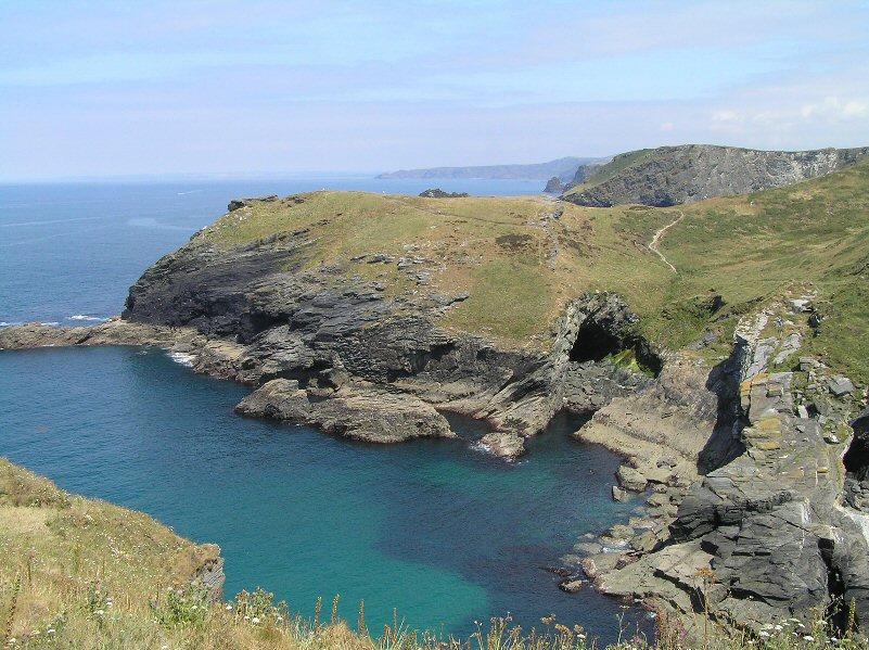 View from Tintagel Castle