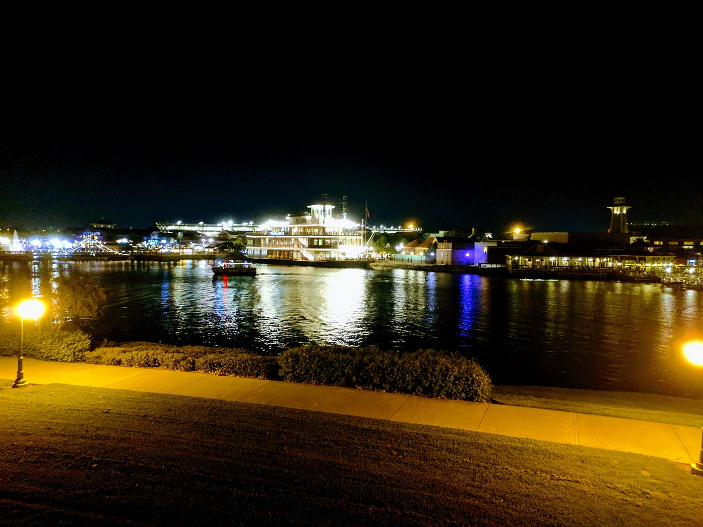 View of Disney Springs from Saratoga Springs