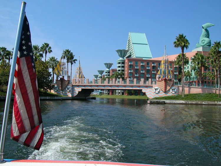 View of Dolphin from boat