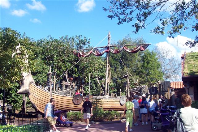 Viking ship playground at Norway.