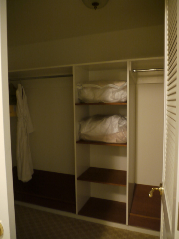 Walk in master closet