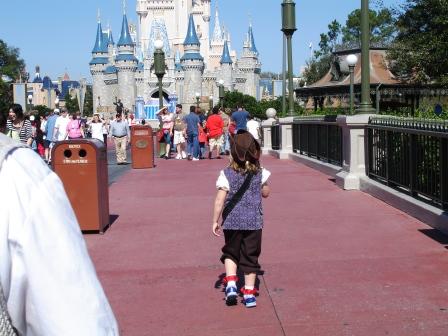 walking to the castle