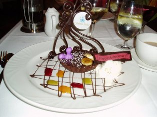 Warm Chocolate Banana Tart