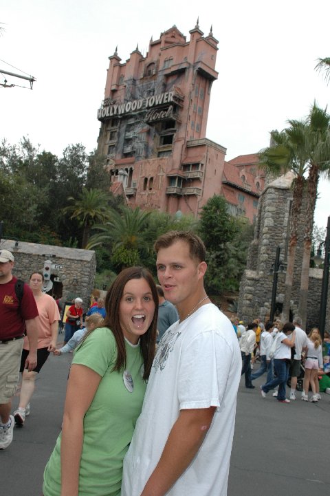 We were suppose to act scared!