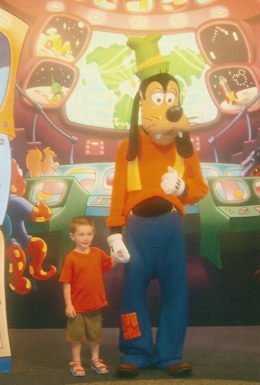 when David met Goofy!