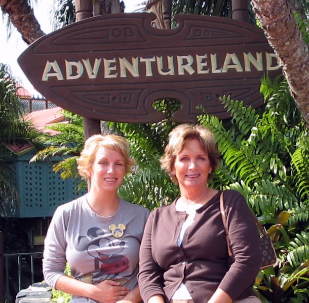 Wife and Daughter in Adventureland