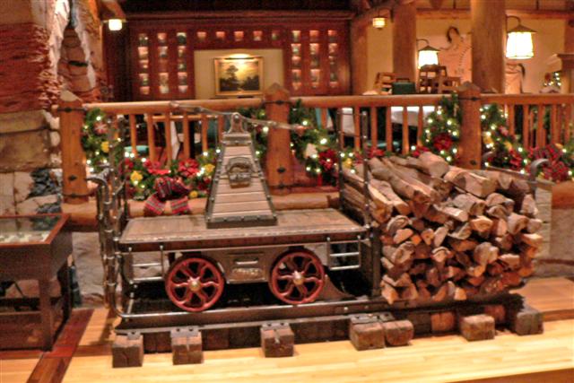 wilderness train at christmas