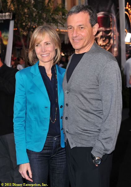 Willow Bay and President and CEO of The Walt Disney Company Bob Iger