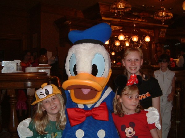 with Donald Duck