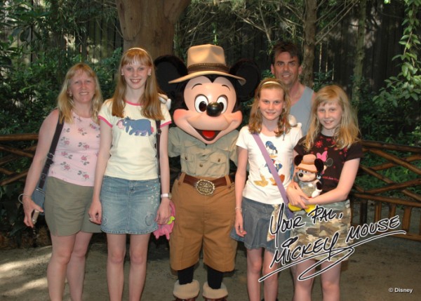 With Mickey