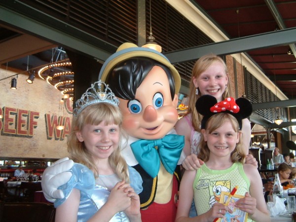 with Pinocchio