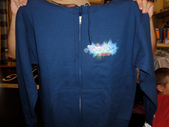 world of color merchandise hoodie front
