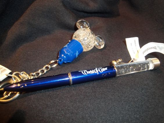 world of color merchandise pen keychain 2