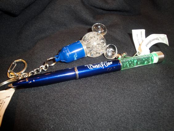 world of color merchandise pen keychain