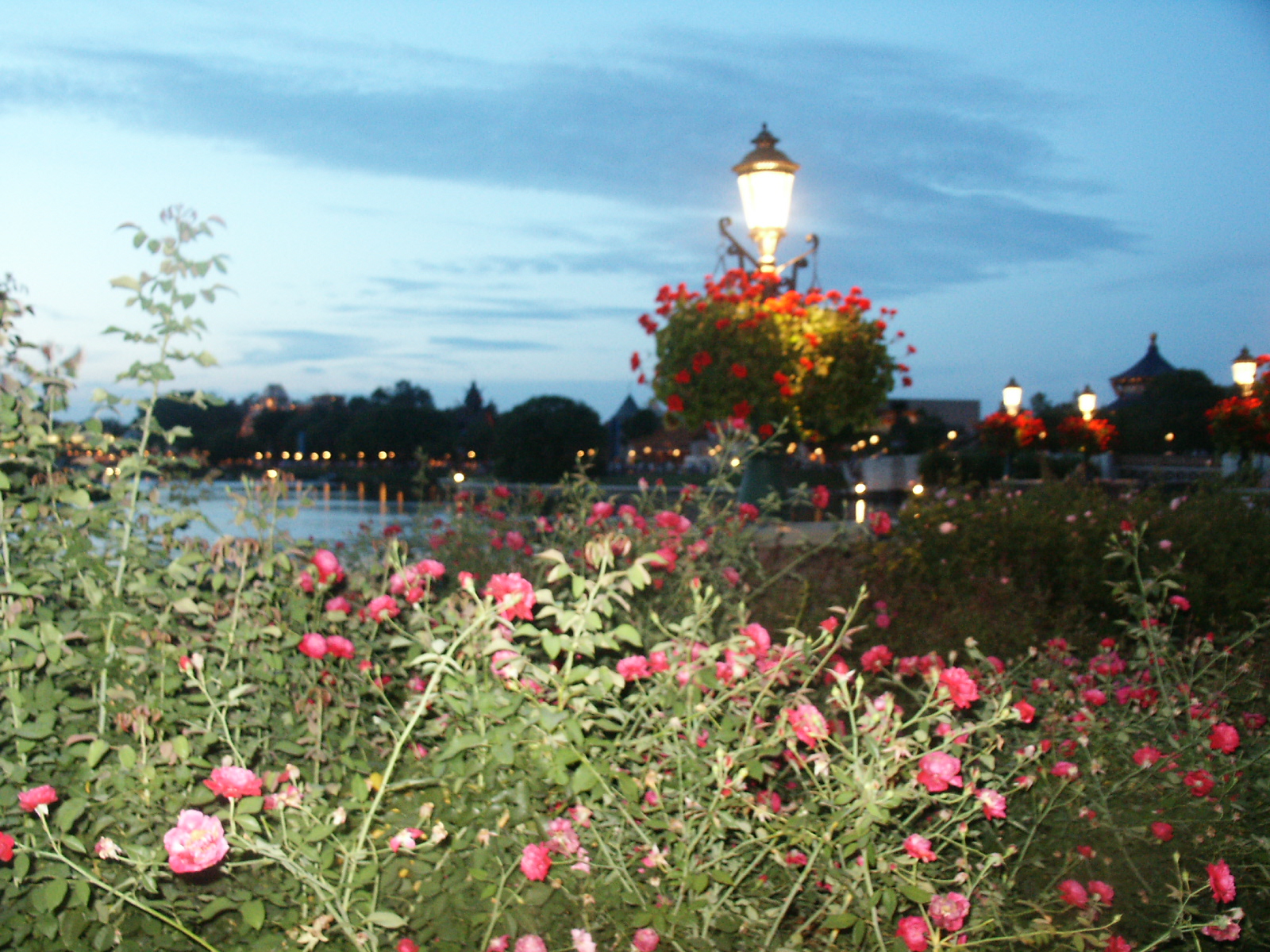 World Showcase at Dusk