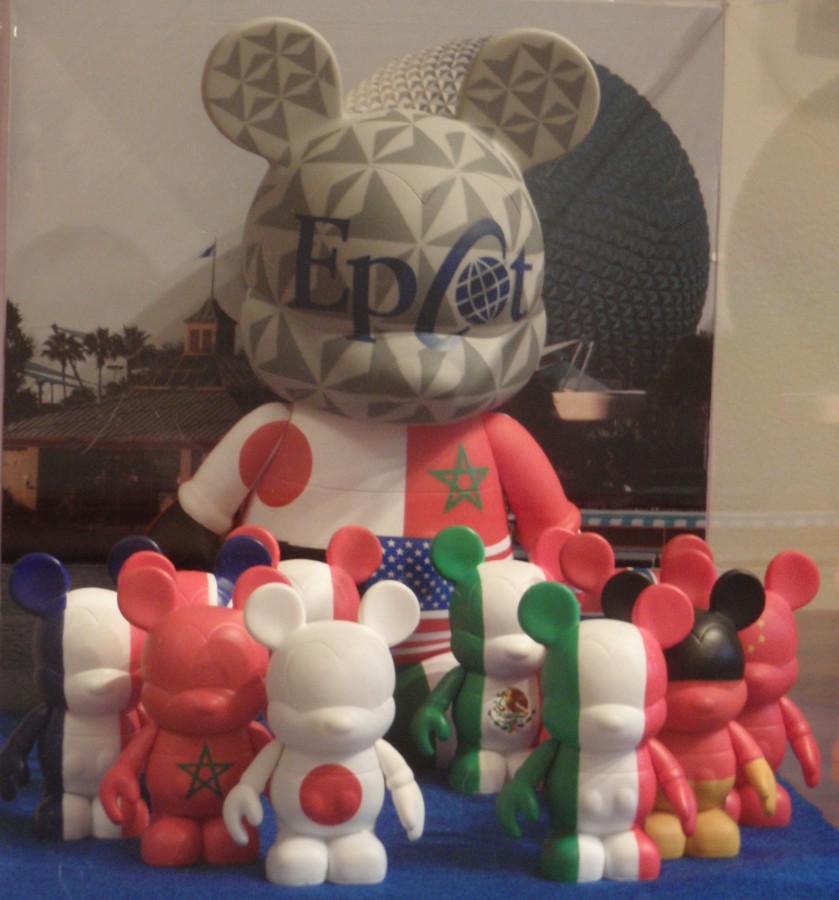 World Showcase Vinylmation Display