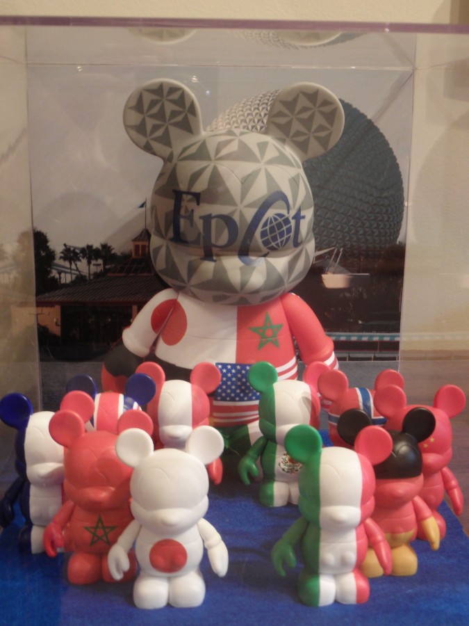 World Showcase Vinylmation Display