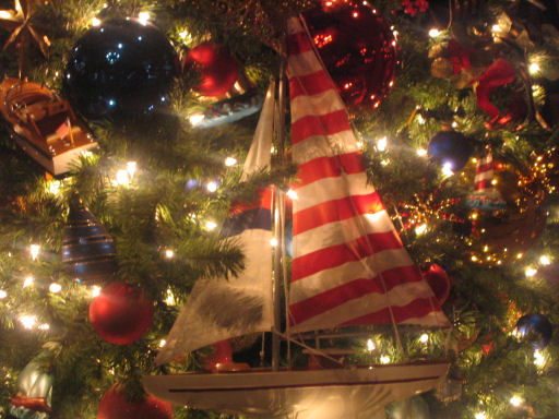 Yacht Club XMas Tree Close-up