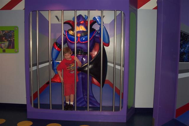 Zurg at Buzz exit.