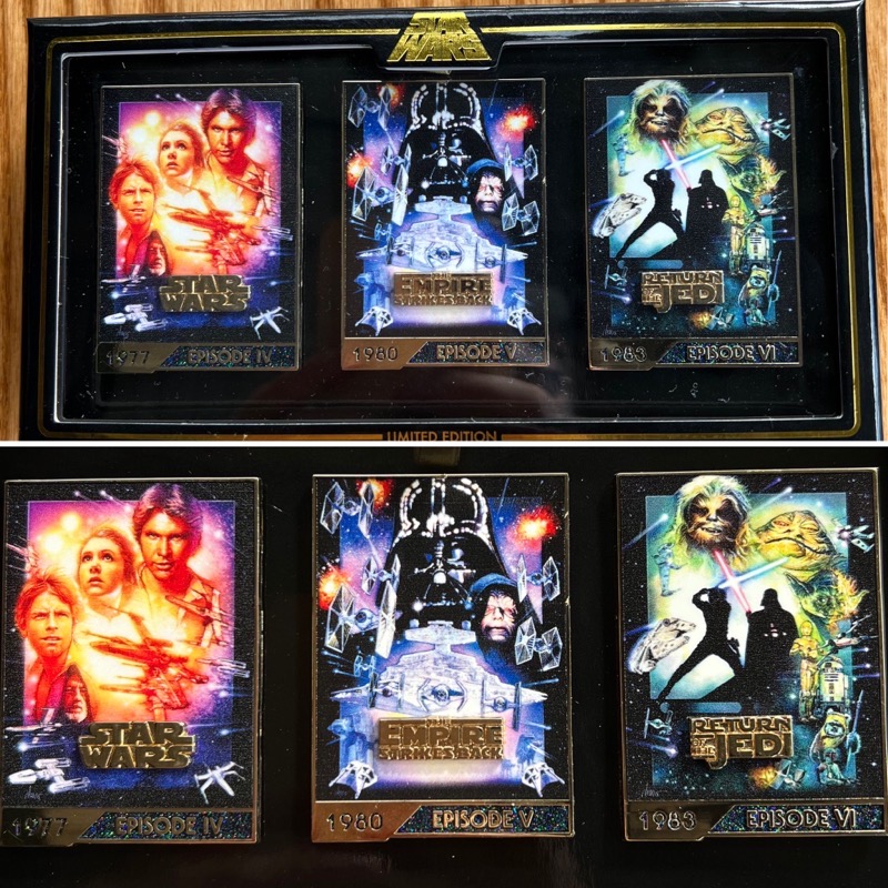 Star Wars Poster Pin Set: