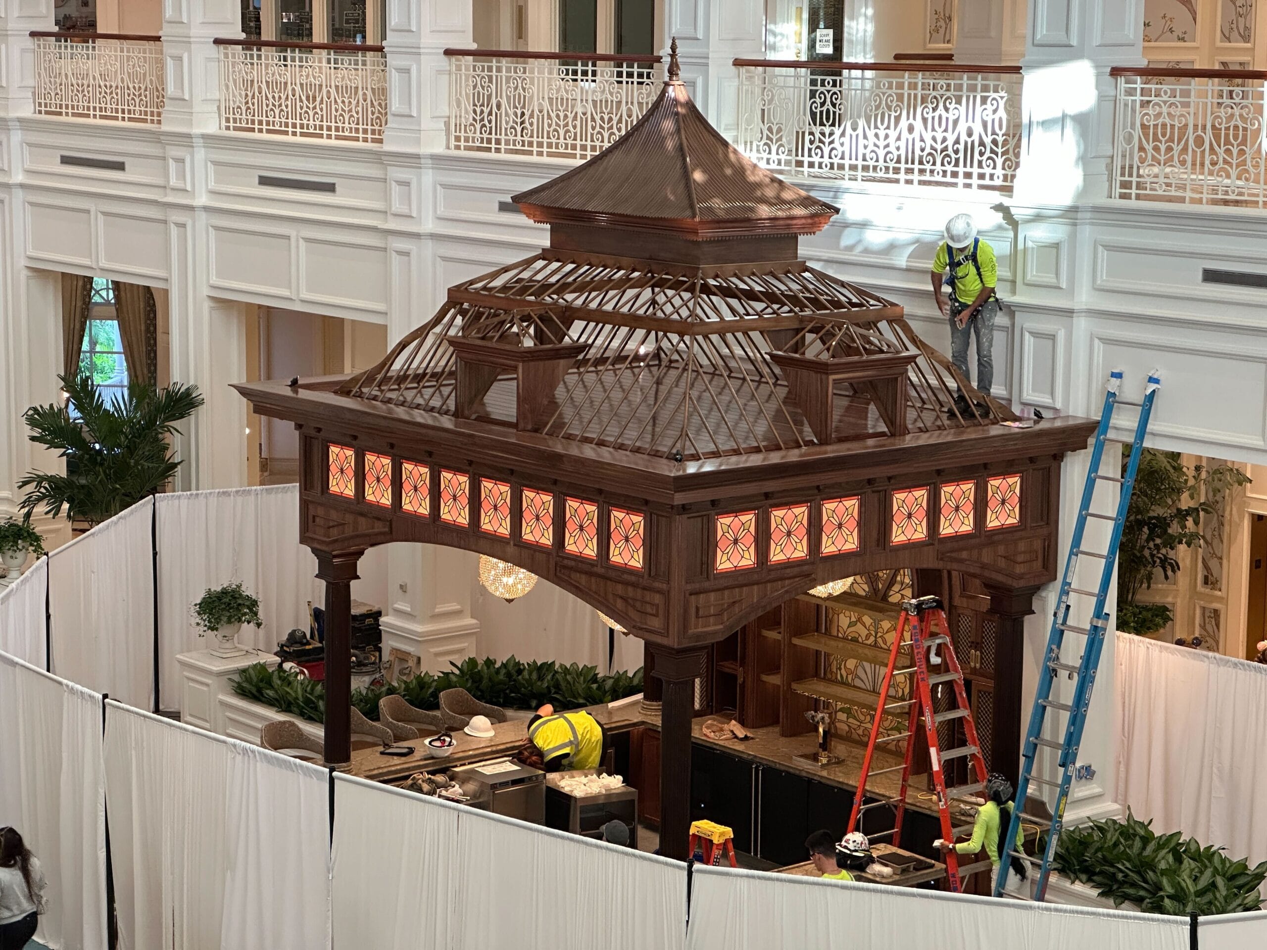The new bar in the lobby of Disney's Grand Floridian Resort