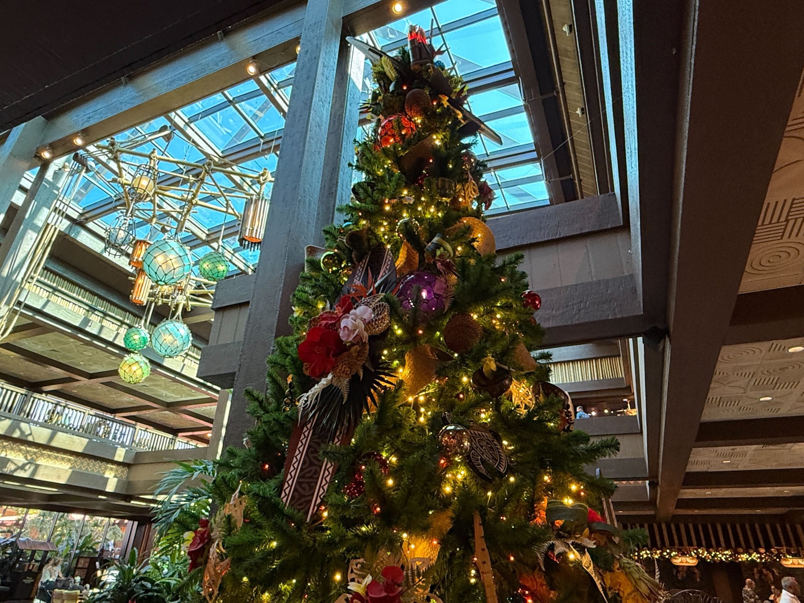 Disney's Polynesian Village Resort Christmas Decorations