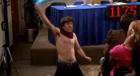 Image result for big bang howard gif