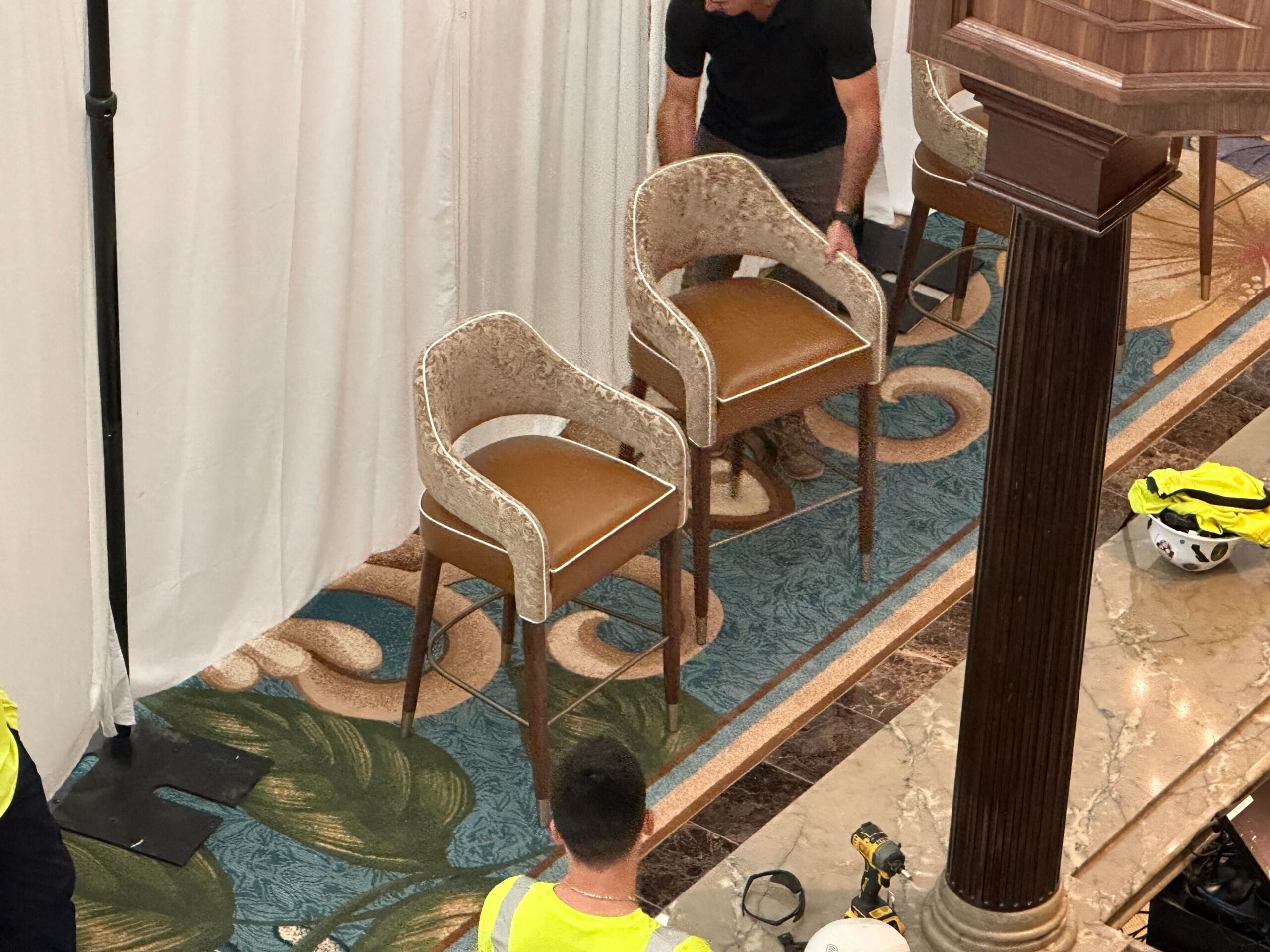 The new bar in the lobby of Disney's Grand Floridian Resort