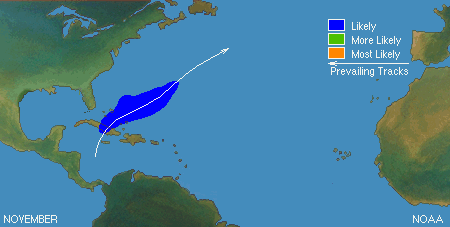 November Hurricane Climatology