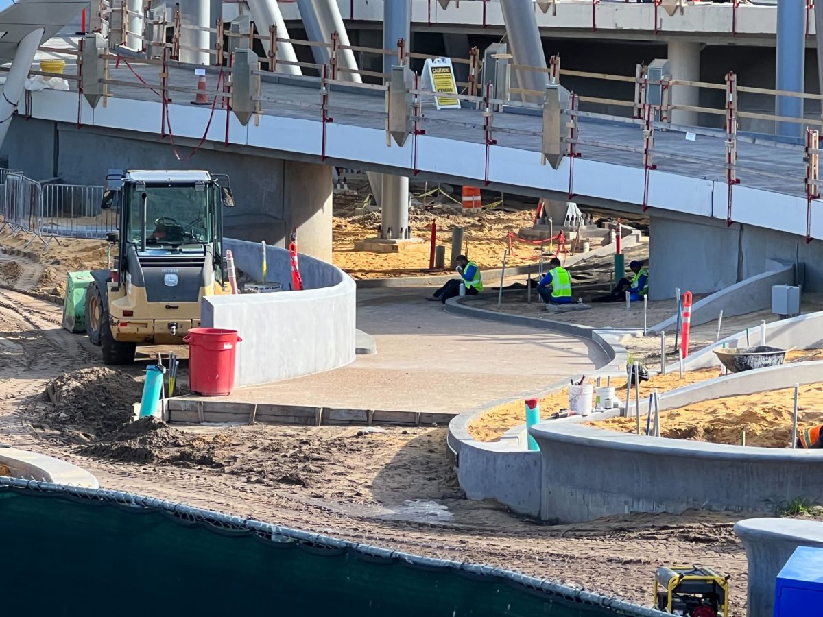 TRON Lightcycle run construction