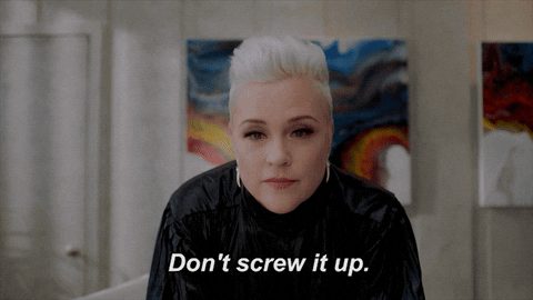 Image result for happy new year don't screw it up gif