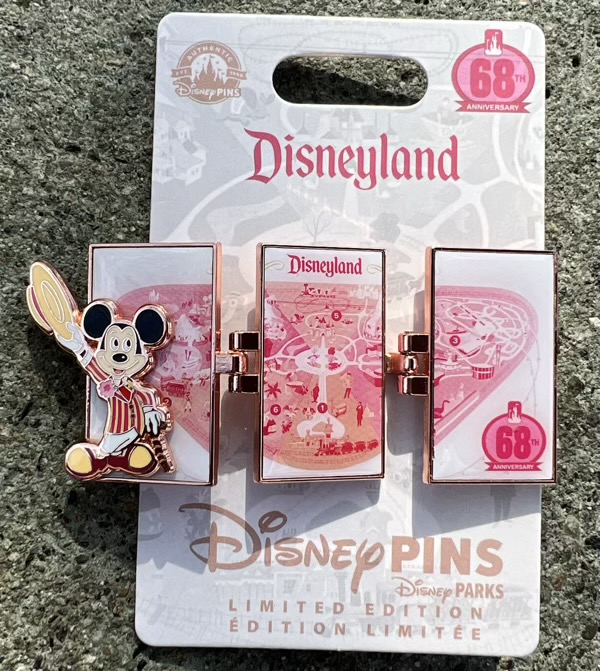 Disneyland 68th Anniversary Pin