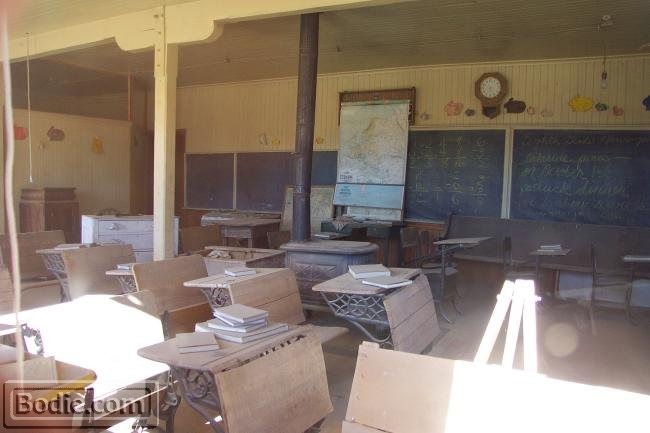 Bodie School house - interior | Bodie.com