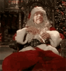 Image result for santa staring gif
