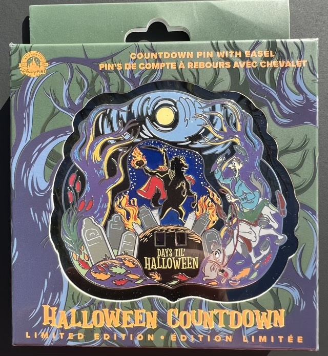 Halloween 2022 Countdown Disney Pin