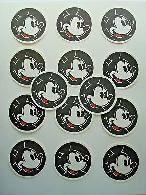 14 DISNEY Mickey Mouse Thick Paper Drink Coasters Vintage Unused ...