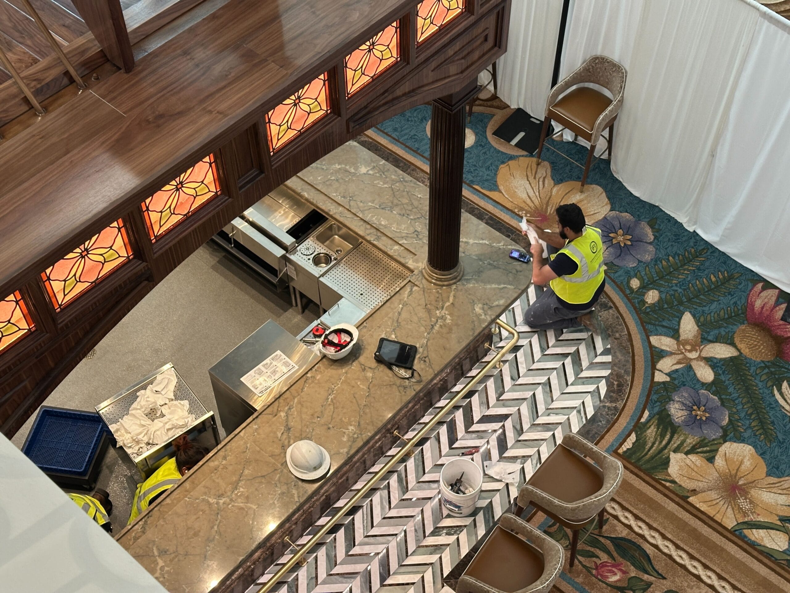The new bar in the lobby of Disney's Grand Floridian Resort